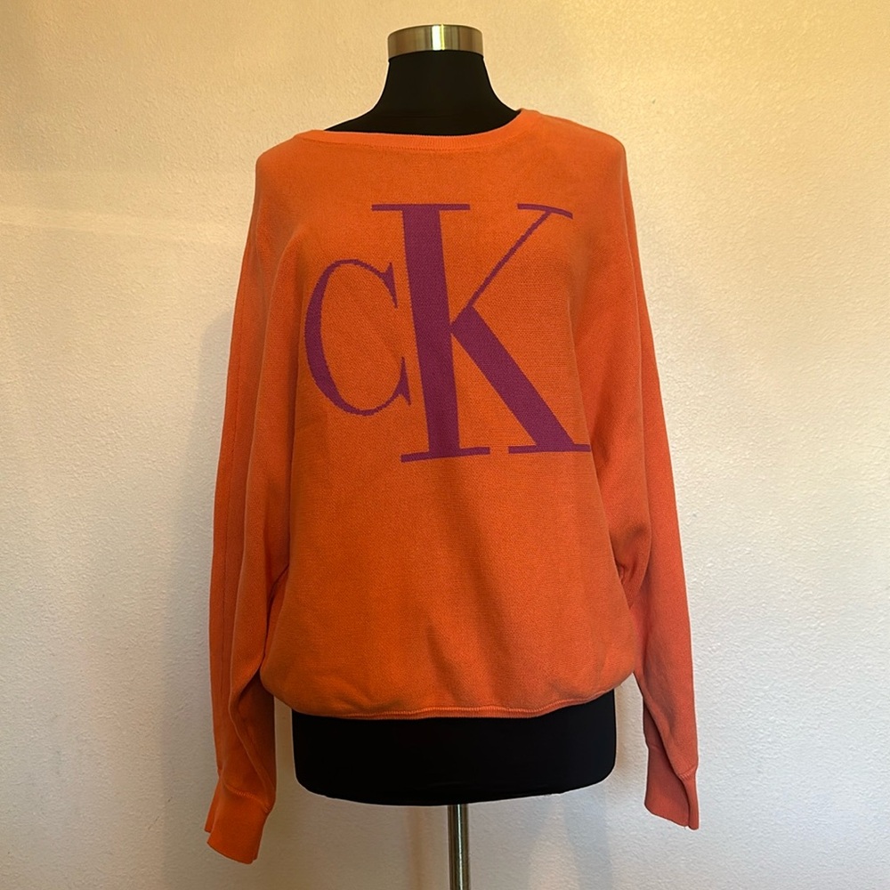 Calvin Klein Women's Orange Sweater